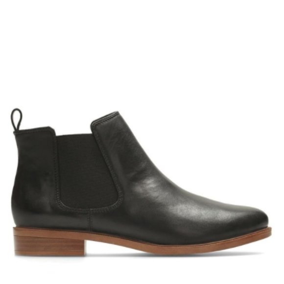 Clarks Taylor Shine Chelsea Boots Black Size 8M - Picture 2 of 11